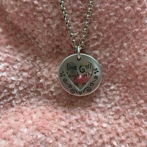 Brighton live laugh love pendant 18” necklace